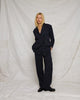 LA ROUGE ApS Catrine Pants Pants Navy Pinstribe