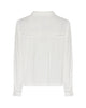 LA ROUGE ApS Cecilie V-Neck Blouse Blouse White