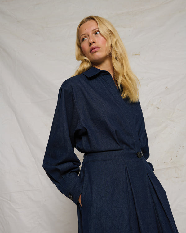 LA ROUGE ApS Charlotte Dress Dress Dark Denim