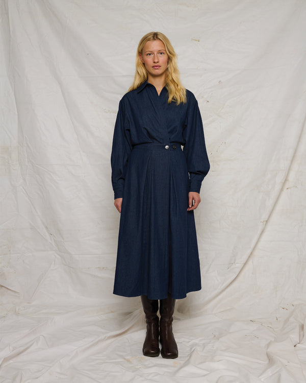 LA ROUGE ApS Charlotte Dress Dress Dark Denim