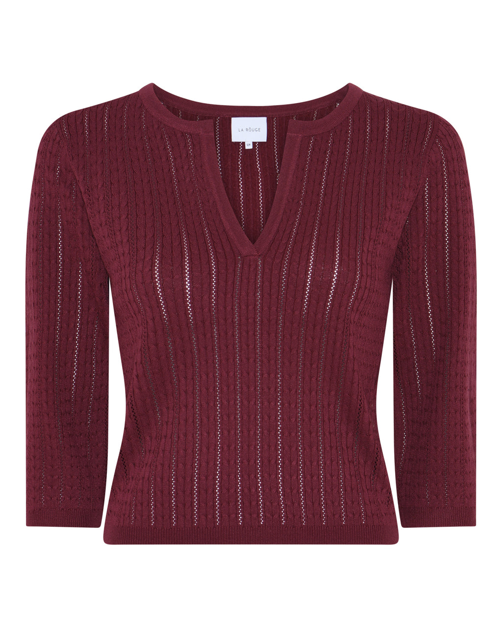 LA ROUGE ApS Charlotte Knit V-Neck Top