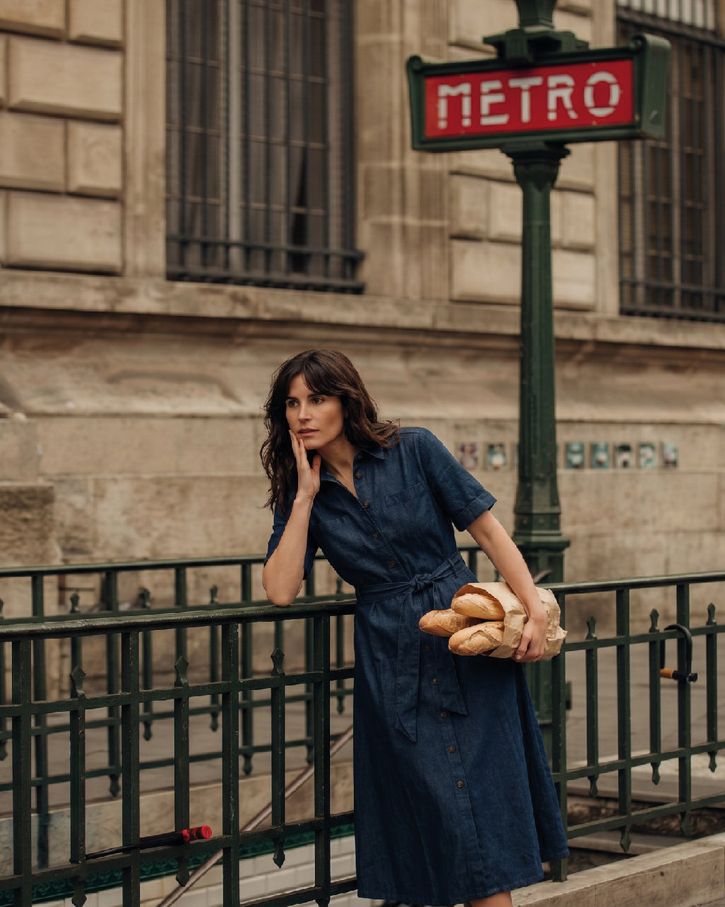 LA ROUGE ApS Charlotte New Dress Dress Dark Denim