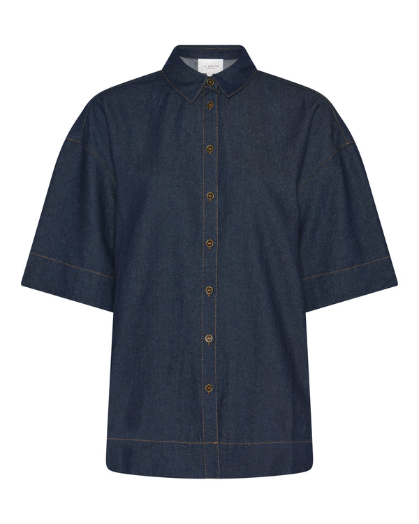 LA ROUGE ApS Charlotte Shirt Shirt Dark Denim