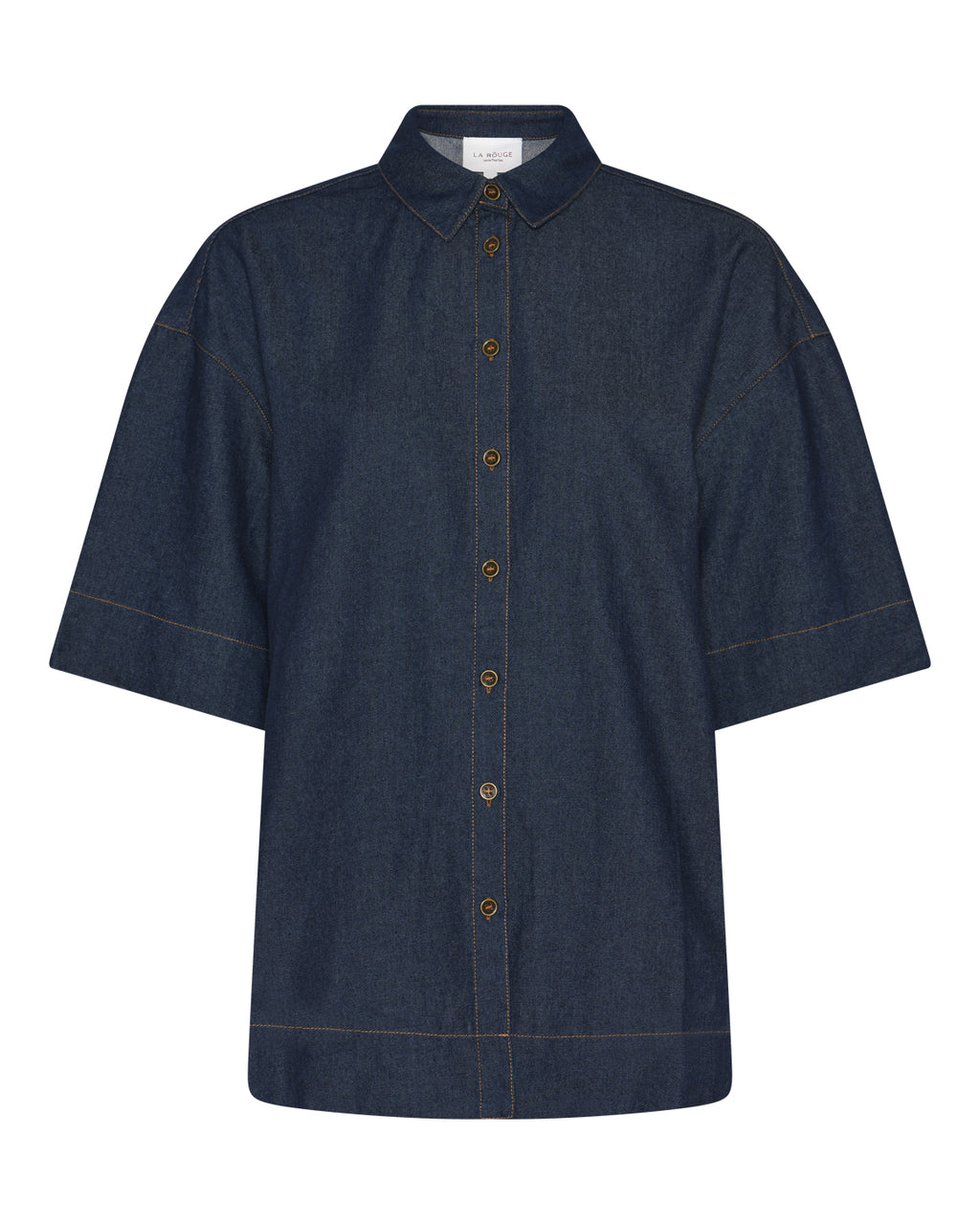 LA ROUGE ApS Charlotte Shirt Shirt Dark Denim
