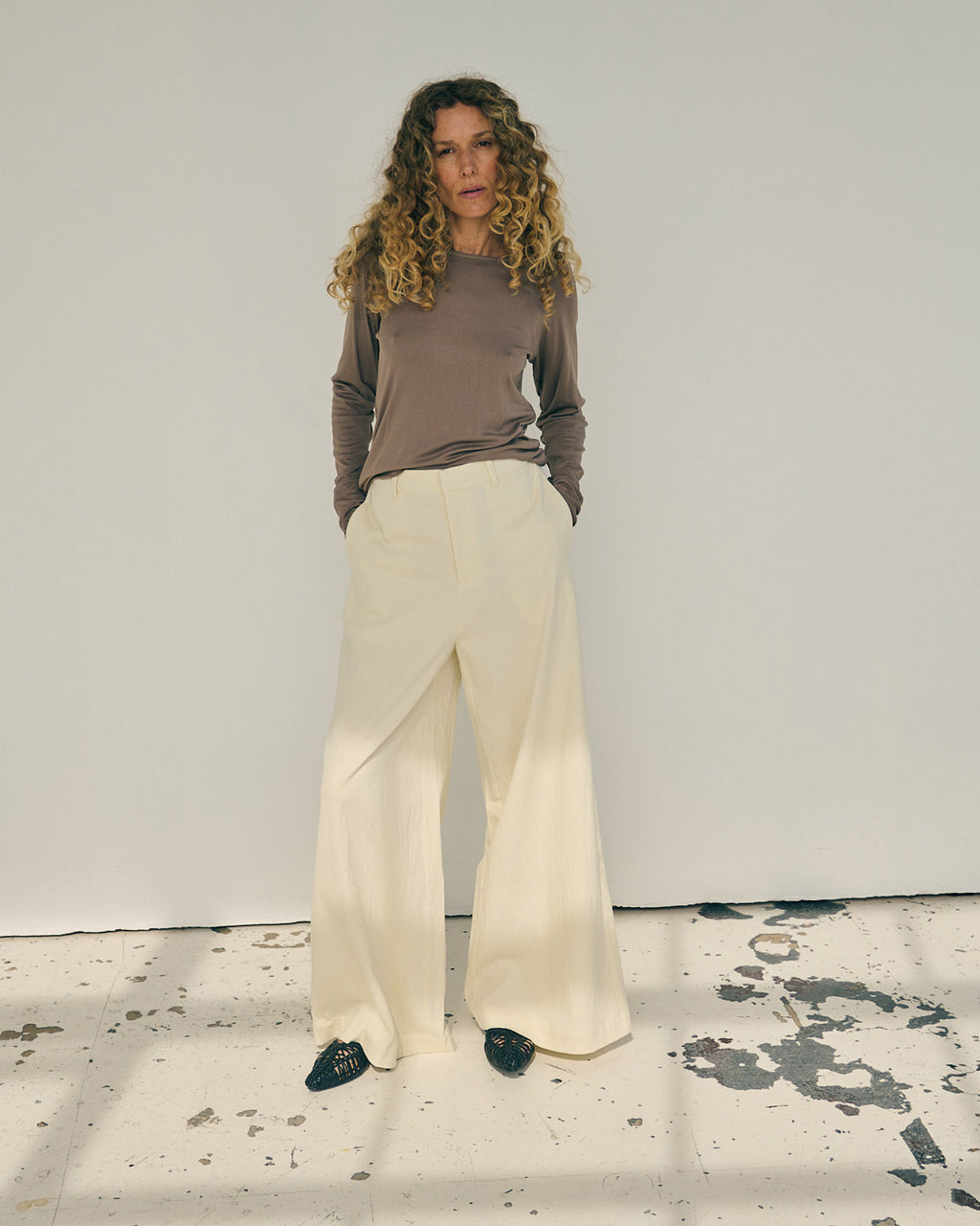 LA ROUGE ApS Chloe Pants Pants Off White