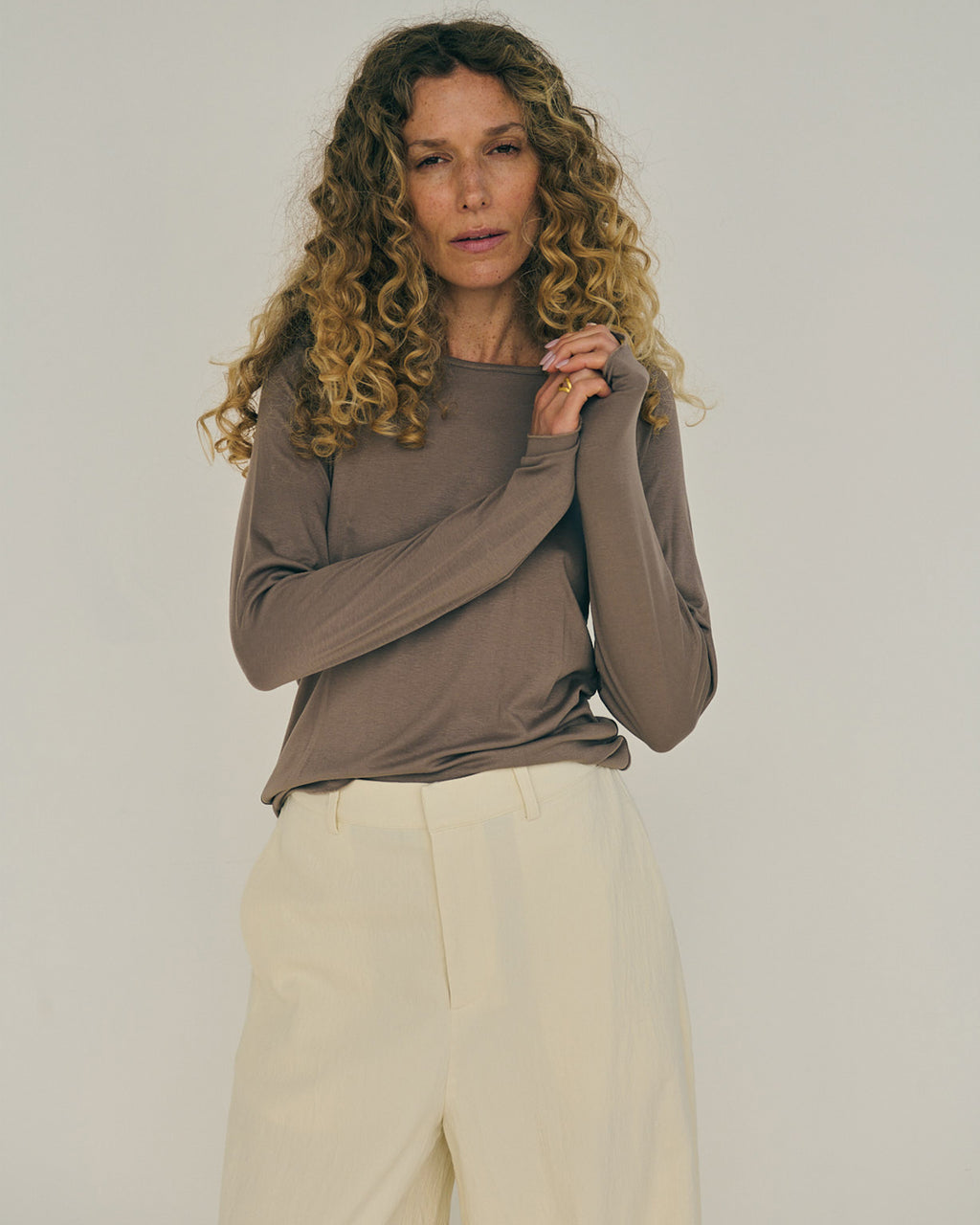 LA ROUGE ApS Chloe Pants Pants Off White