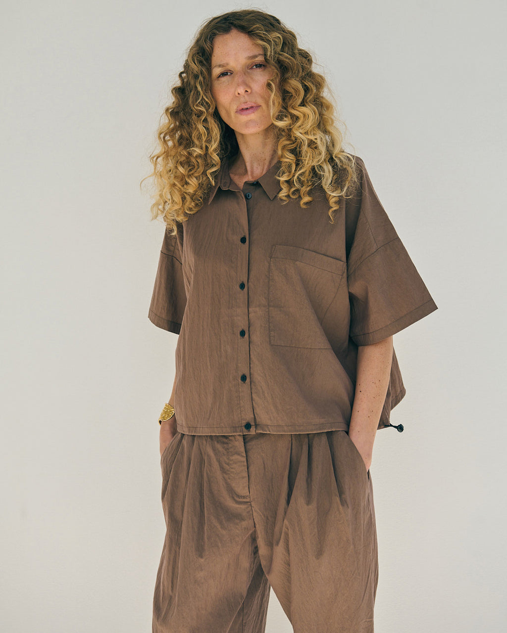 LA ROUGE ApS Cille Pants Pants Brown
