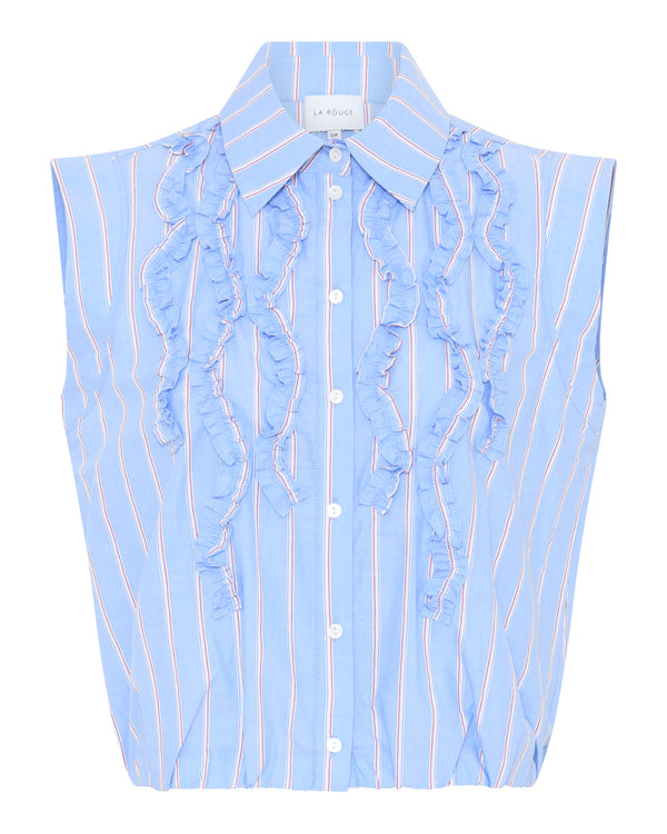 LA ROUGE ApS Cindy Top Top Blue stripe