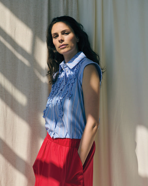 LA ROUGE ApS Cindy Top Top Blue stripe