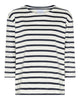 LA ROUGE ApS Claudia Boatneck Boatneck Offwhite/navy stripe