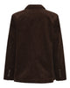LA ROUGE ApS Connie Blazer - Corduroy Blazer Dark Brown