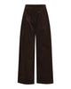 LA ROUGE ApS Connie Pants - Corduroy Pants Dark Brown