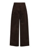 LA ROUGE ApS Connie Pants - Corduroy Pants Dark Brown