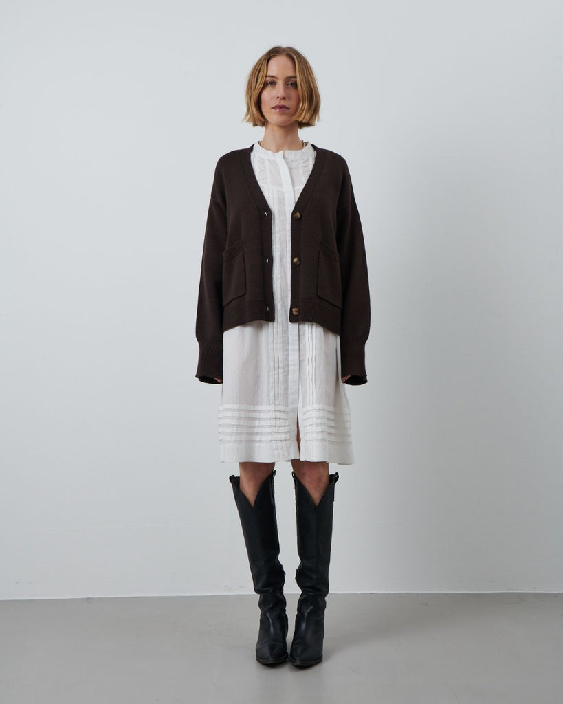 LA ROUGE ApS Dagmar Cardigan Cardigan Brown