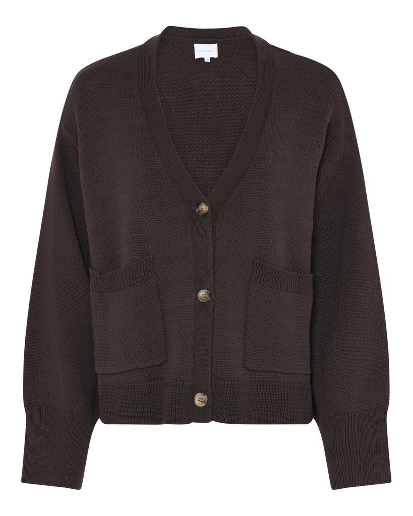 LA ROUGE ApS Dagmar Cardigan Cardigan Brown