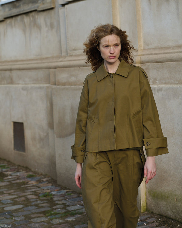 LA ROUGE ApS Daniella Trenchcoat - Short Trenchcoat Khaki