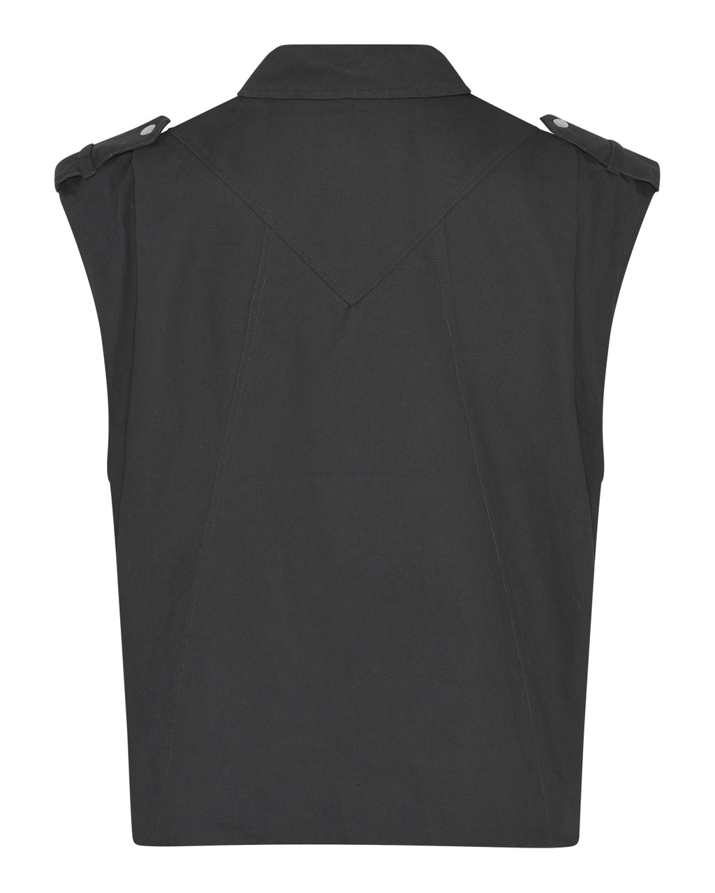 LA ROUGE ApS Daniella Waistcoat Waistcoat Dark Grey