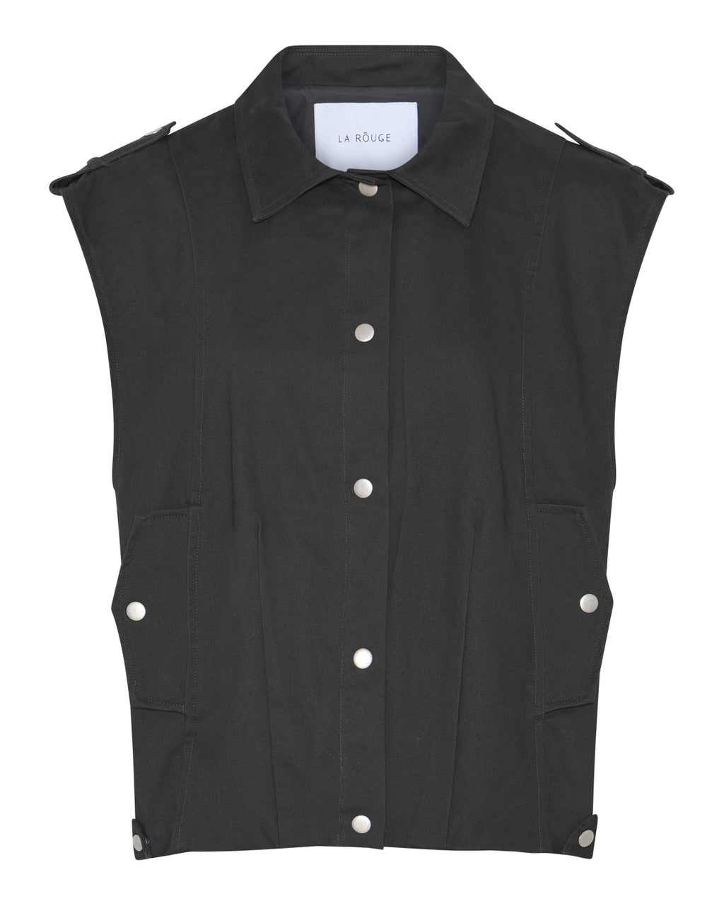LA ROUGE ApS Daniella Waistcoat Waistcoat Dark Grey