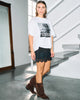 LA ROUGE ApS Donatella Embroidery Shorts Shorts Black