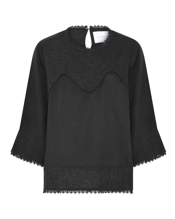 LA ROUGE ApS Dori Blouse Blouse Black