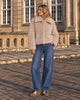 LA ROUGE ApS Furry Short Jacket Jacket Sand