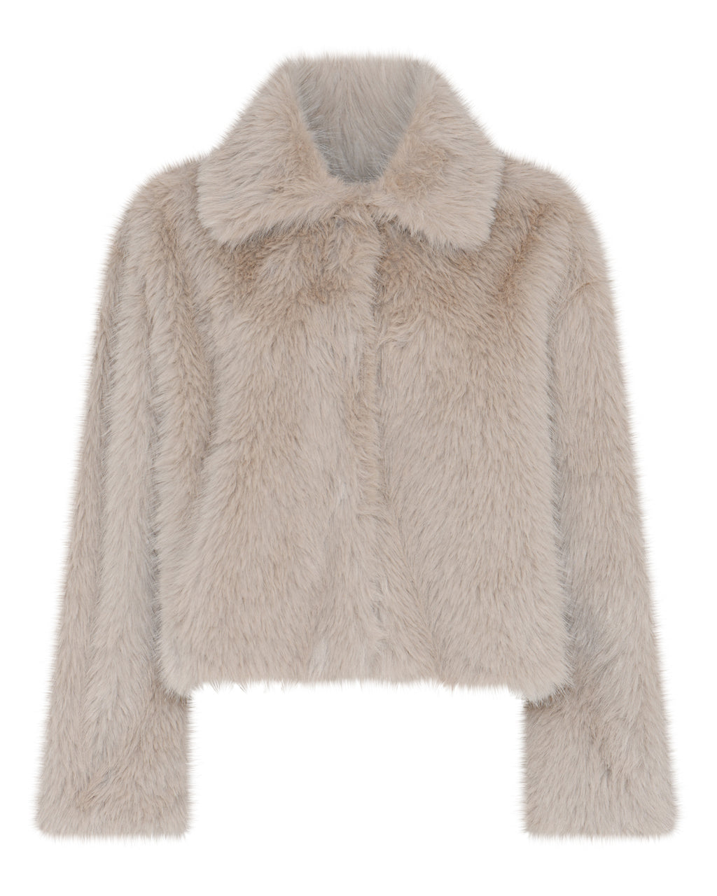 LA ROUGE ApS Furry Short Jacket Jacket Sand