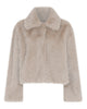 LA ROUGE ApS Furry Short Jacket Jacket Sand