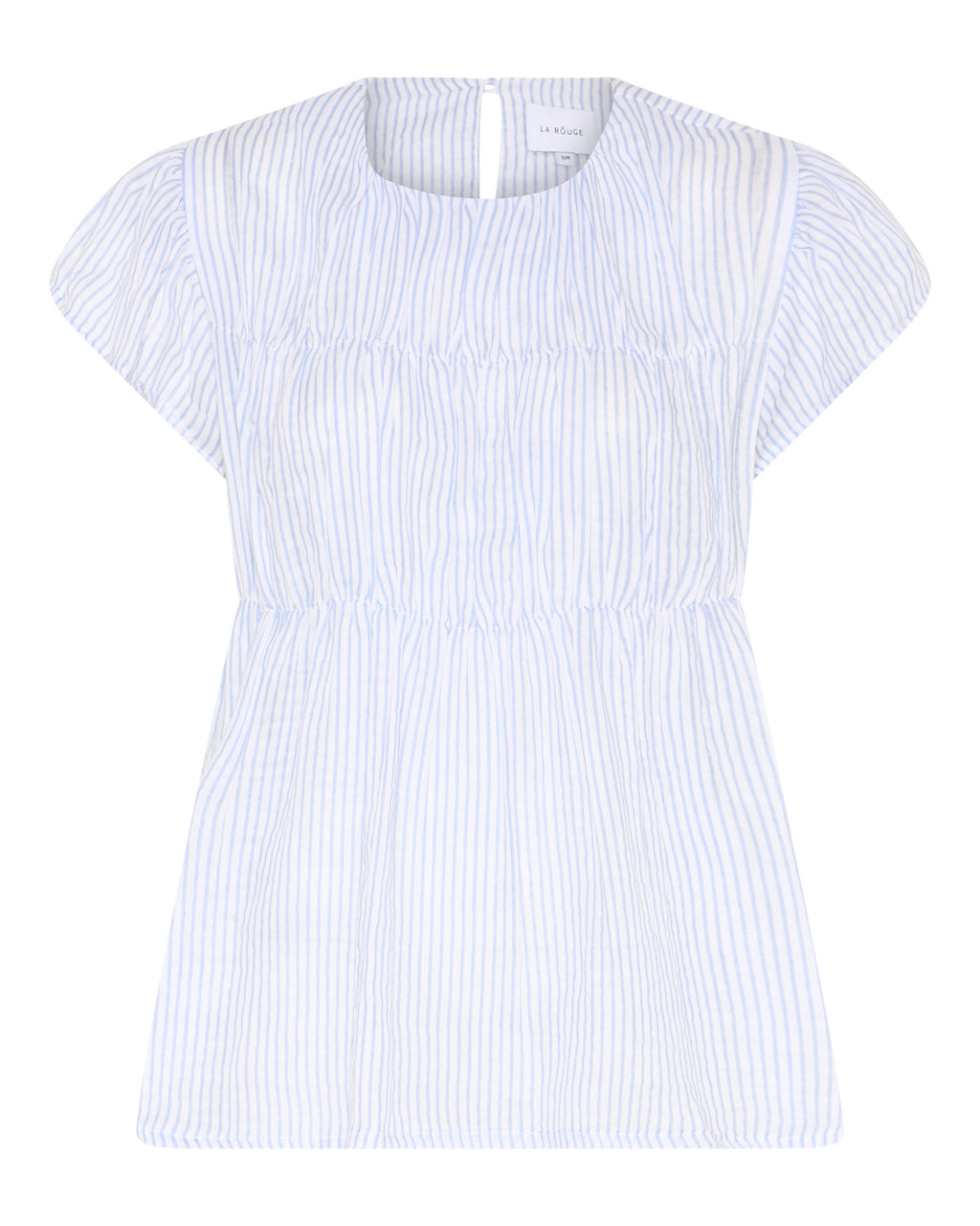 LA ROUGE ApS Ghita Blouse Blouse Light Blue Stripe