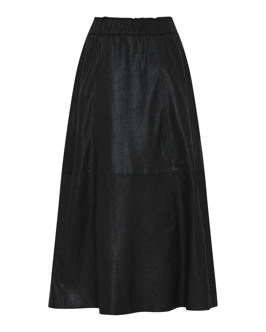 LA ROUGE ApS Gudrun Leather Skirt Skirt Black
