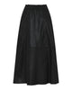 LA ROUGE ApS Gudrun Leather Skirt Skirt Black
