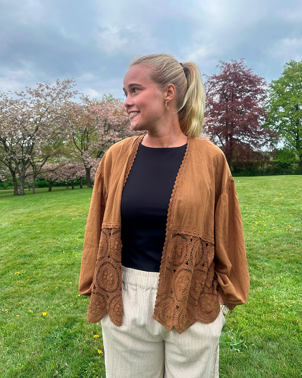 LA ROUGE ApS Hannah Cardigan Cardigan Earth