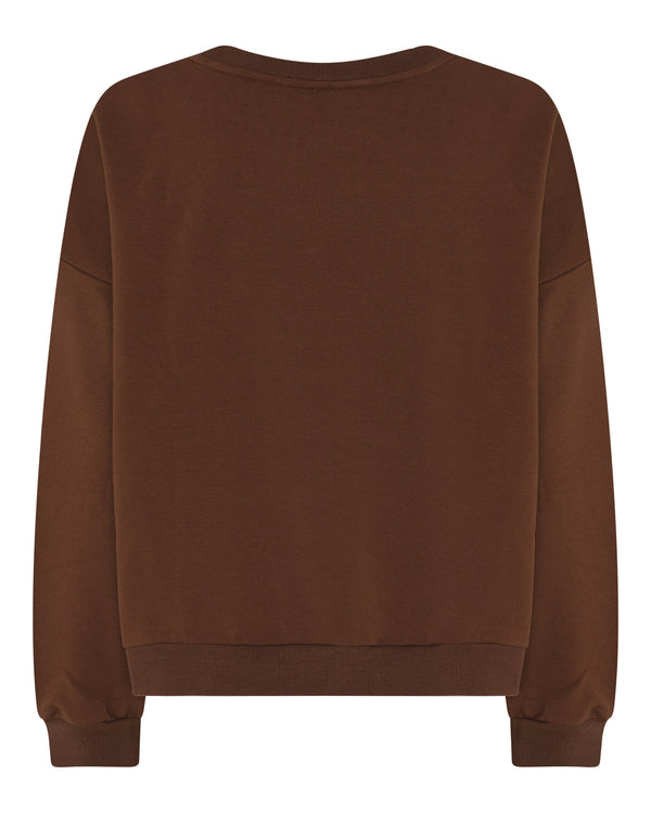 LA ROUGE ApS Henriette Sweatshirt Sweatshirt Dark Brown