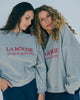 LA ROUGE ApS Henriette Sweatshirt Sweatshirt Grey Melange
