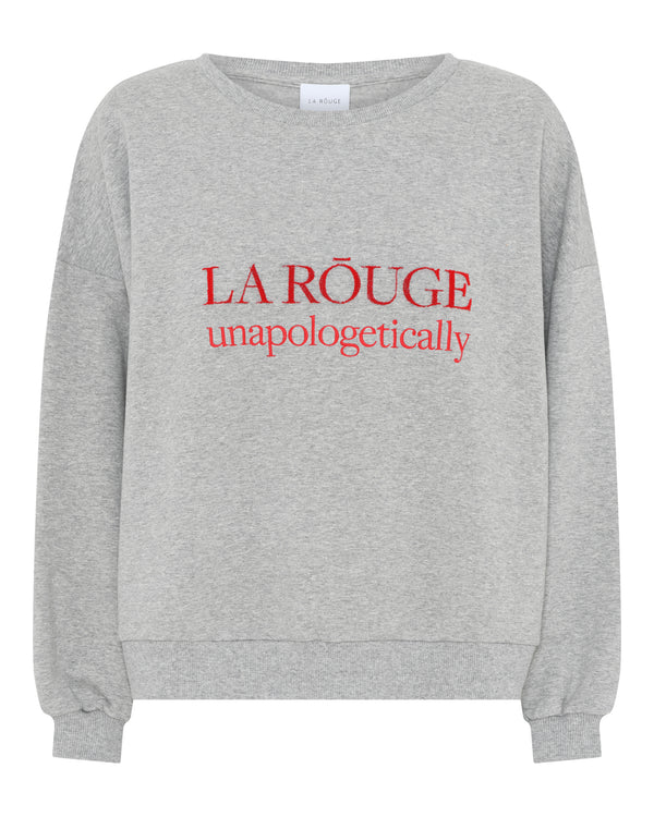 LA ROUGE ApS Henriette Sweatshirt Sweatshirt Grey Melange