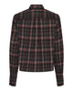 LA ROUGE ApS Isa Cropped Shirt Shirt Grey/Wine Checks