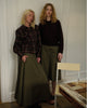 LA ROUGE ApS Isa Cropped Shirt Shirt Grey/Wine Checks