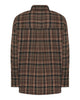 LA ROUGE ApS Isa Shirt Shirt Brown/Forest Check