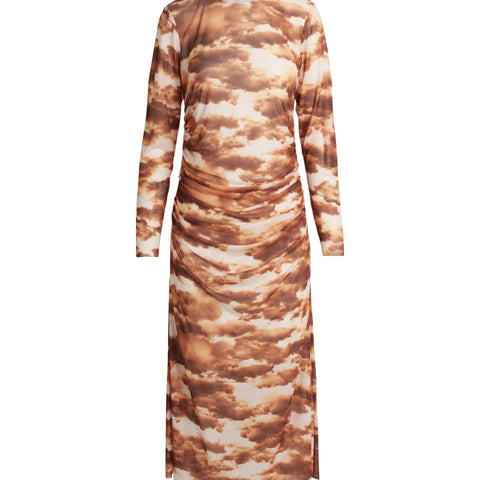 LA ROUGE ApS Isabella Mesh Dress Dress Rusty sky
