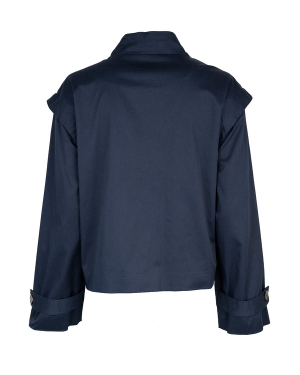 LA ROUGE ApS Jean Short Coat Jacket Navy