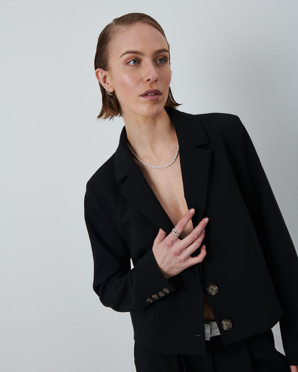 LA ROUGE ApS Joan Short Blazer Blazer Black