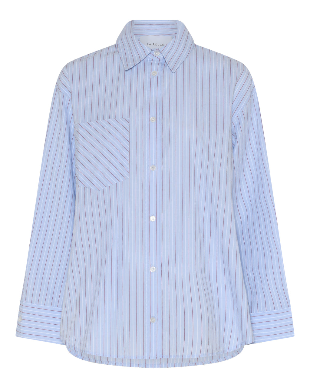 LA ROUGE ApS Josephine Oversize Shirt Oversize Shirt Red/Blue Stripe