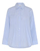 LA ROUGE ApS Josephine Oversize Shirt Oversize Shirt Red/Blue Stripe