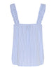 LA ROUGE ApS Josephine Top Top Red/Blue Stripe