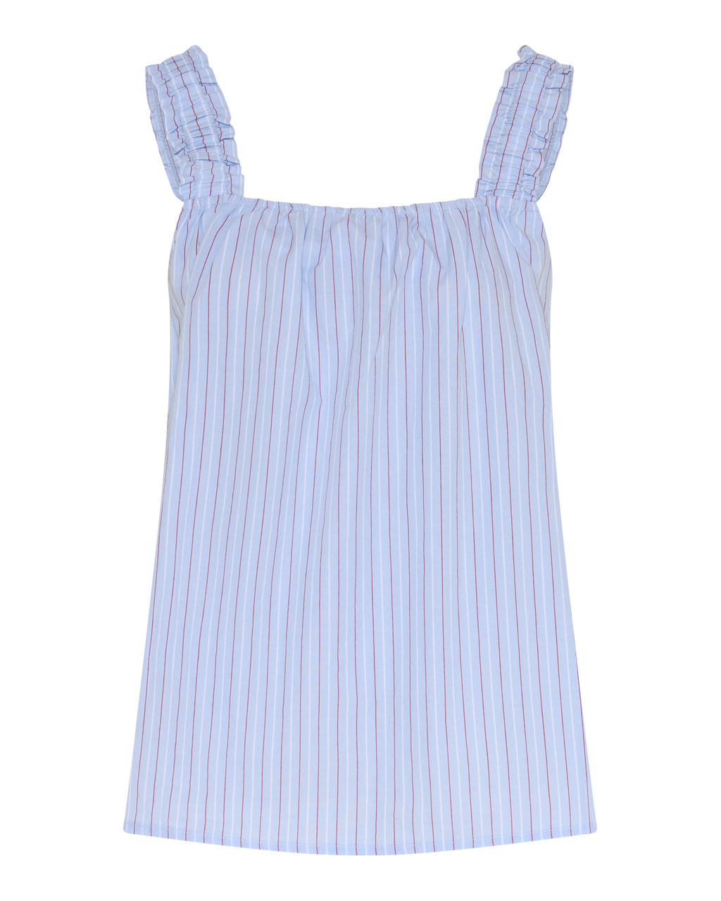 LA ROUGE ApS Josephine Top Top Red/Blue Stripe