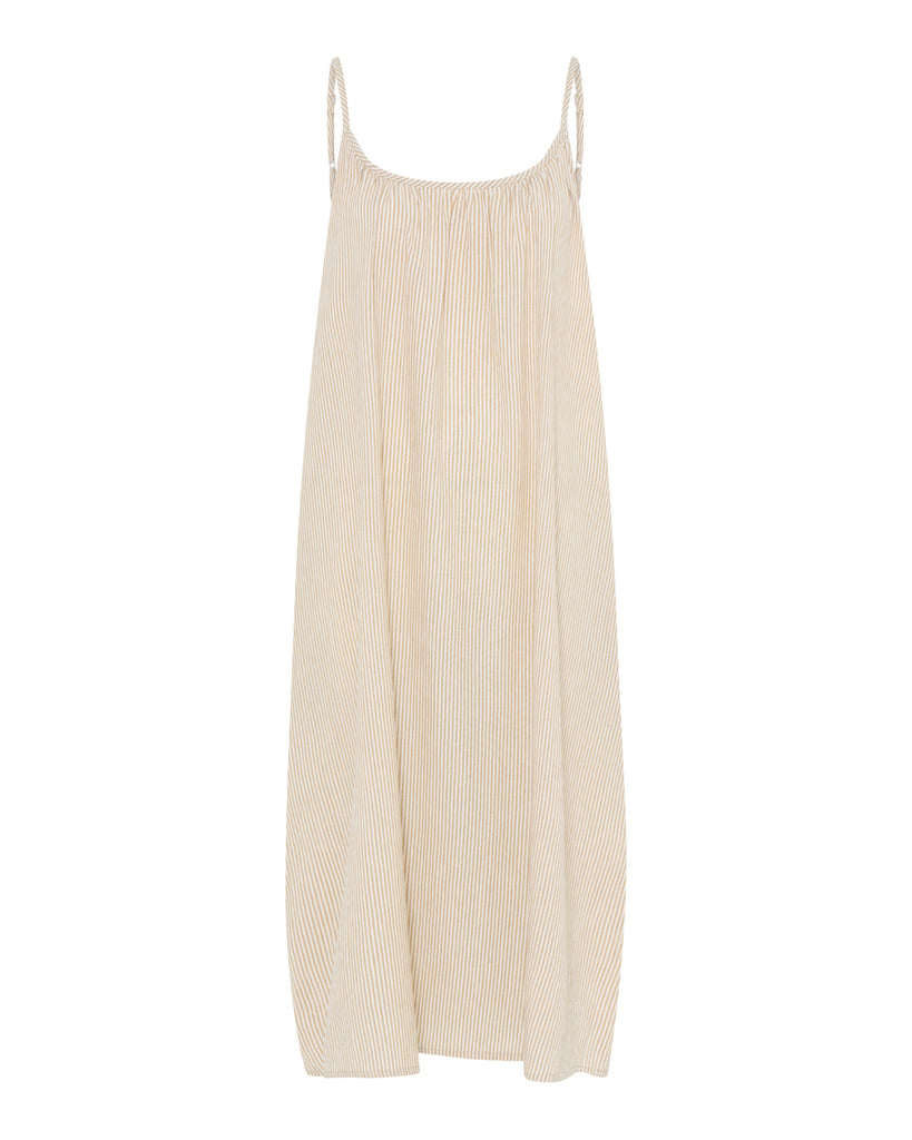 LA ROUGE ApS Julia Dress Dress Sand/white stripe