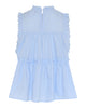LA ROUGE ApS Julie Frill Top Top Light Blue