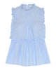 LA ROUGE ApS Julie Frill Top Top Light Blue