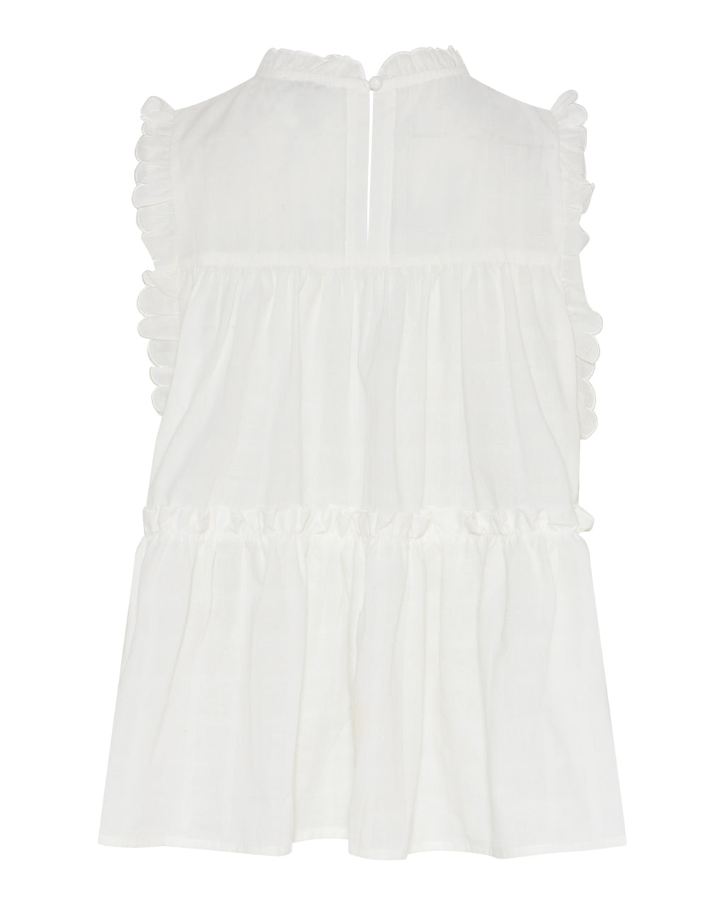 LA ROUGE ApS Julie Frill Top Top White