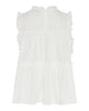 LA ROUGE ApS Julie Frill Top Top White