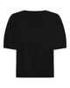 LA ROUGE ApS Julie S/S Knit Knit Black